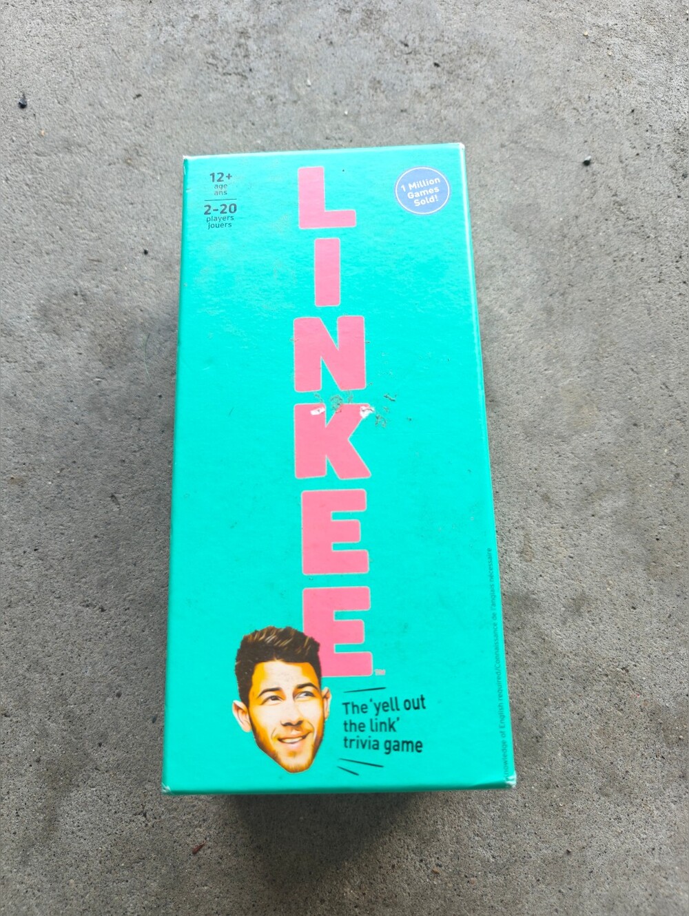 Big Potato LINKEE Yell Out the Link Trivia Game for Adults/Teens Nick Jonas Ed